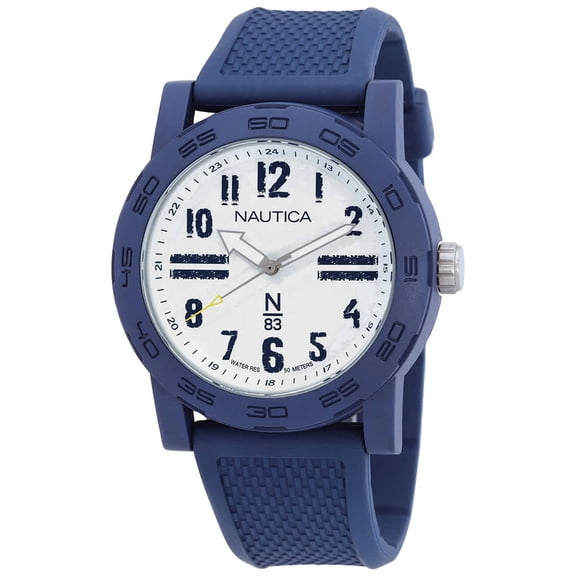 Nautica Ayia Triada Quartz White Dial Men's Watch NAPATS301