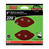 5 in. 220 Grit Sand Disc, Pack of 5