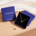 thumbnail image 7 of Turandoss July Birthstone Necklaces for Women Trendy Dainty 14K Gold Plated Created Round Ruby CZ Birthstone Pendant Necklace Personalized Jewelry Birthday Gifts for Women Teen Girls, 7 of 7