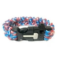 thumbnail image 7 of Nutravicity-Paracord Emergency 3in1 Survival Bracelet, Red, White and Blue, 7 of 7