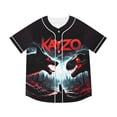 thumbnail image 2 of Kayzo Lost Lands Merch Baseball Jersey Men/Women Casual Thin button Baseball uniform Oil Slick Custom Jersey, 2 of 4