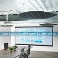 thumbnail image 5 of VIVO Dark Gray Acoustic Ceiling Waffle Panel, 5 of 8