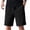 Black -BD32, variant on Mens Shorts Waffle Knit Drawstring Shorts Stretch Elastic Waist Summer Beach Lounge Sweat Short Pants with Pocket 2026 Black M