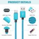 thumbnail image 3 of Cable de Carga USB Tipo C Uxcell, Cable Trenzado Tipo-C a USB A de 3.28 ft 1, 3 of 6