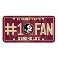 thumbnail image 1 of Florida State Seminoles #1 Fan License Plate, 1 of 1