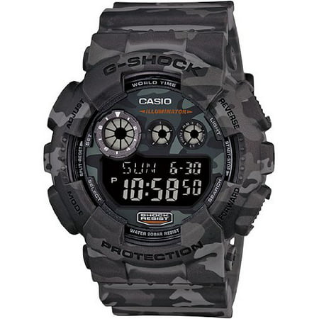 G-Shock GD-120CM Designer Watch - Grey Camo / One Size (Best Mens Designer Watches)