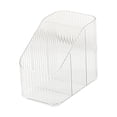 thumbnail image 1 of AMLESO Cosmetic Storage Bin Divided Makeup Organizer for Vanity Dresser Lightweight 3 Section Clear, 1 of 8