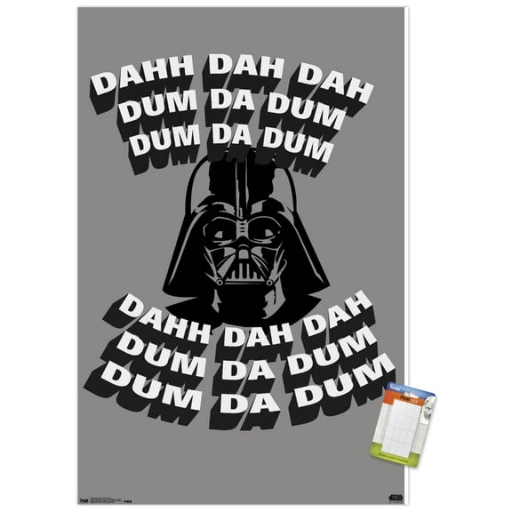 Star Wars: Saga - Dahh Dah Dah Wall Poster, 14.725" x 22.375"