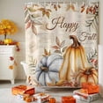 thumbnail image 4 of Shower Curtains for Bathroom-36"x72",Fall Leaf Retro Letter Background Waterproof Bath Curtain Grommet Shower Curtain Set, 4 of 7
