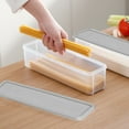 thumbnail image 5 of TERGAYEE Kitchen Gadgets Rectangular Noodles Storage Box Kitchen Eggs Noodles Refrigerator Storage Box Plastic Food Preservation Sealed Box, 5 of 6