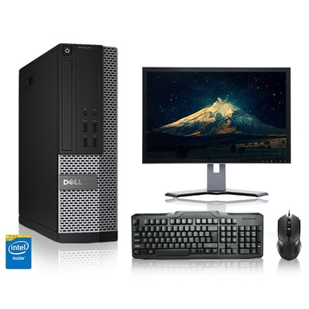 Refurbished - Dell Optiplex Desktop Computer 2.8 GHz Core i7 Tower PC, 4GB, 1TB HDD, Windows 10 x64, 17