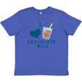 thumbnail image 3 of Inktastic I Love Chocolate Milk Youth T-Shirt, 3 of 5