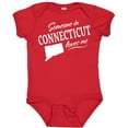 thumbnail image 3 of Inktastic Someone in Connecticut Loves Me Boys or Girls Baby Bodysuit, 3 of 5