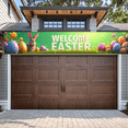 thumbnail image 6 of Colorful Welcome Easter Banner Background Party Decorations for Easter Party Spring Event Family Gathering Photography Props, 6 of 8