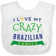 thumbnail image 3 of Inktastic Brazilian Family Reunion Funny Boys or Girls Baby Bib, 3 of 4