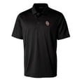 thumbnail image 2 of Men's Cutter & Buck Black Oklahoma Sooners Prospect Eco Textured Stretch Recycled Polo, 2 of 3