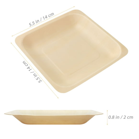 Disposable Wooden Plates