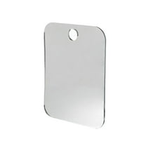 Shatterproof Fogless Shower Mirror - Acrylic, Removable, Easy to Clean, for Shaving/Makeup, Travel/Camping Use, Wall Hanging