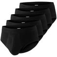 thumbnail image 2 of PROTECHDRY - Washable & Reusable Urinary Incontinence Cotton Brief Underwear for Men (approx 3,5" leg), Built In Absorbent Area (non removable), Black, X-Large, (5-Pack / Buy 4 Get 1 Free), 2 of 2