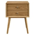 thumbnail image 4 of Modway Ember Wood Nightstand With USB Ports in Natural Natural, 4 of 9