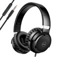 thumbnail image 1 of Auriculares supraaurales con cable y micrófono, con aislamiento de ruido, para ordenador y micrófono, para portátil, con cable (conector auxiliar de 3,5 mm), 1 of 7