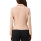 thumbnail image 3 of Blazer de Negocios INSPIRE CHIC para Mujeres, Chaquetas de Traje Casual Elegante de Oficina, S Beige, 3 of 6