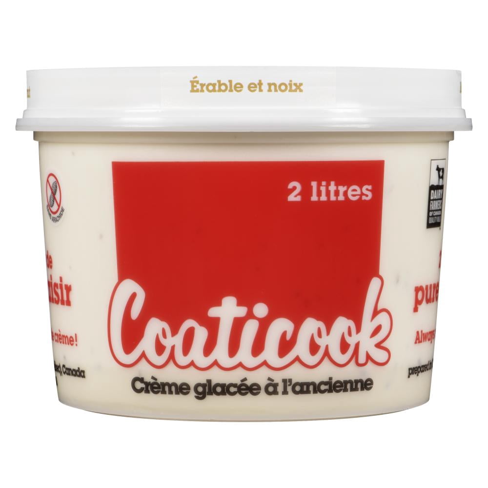Maple Walnut Coaticook Ice Cream Peanut-Free, Gluten-Free