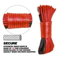 thumbnail image 3 of 7700LBs Winch Line Cable Rope,Winches Towing Hook Stopper Rubber For ATV SUV UTV Truck Offroad Accessories, 3 of 6