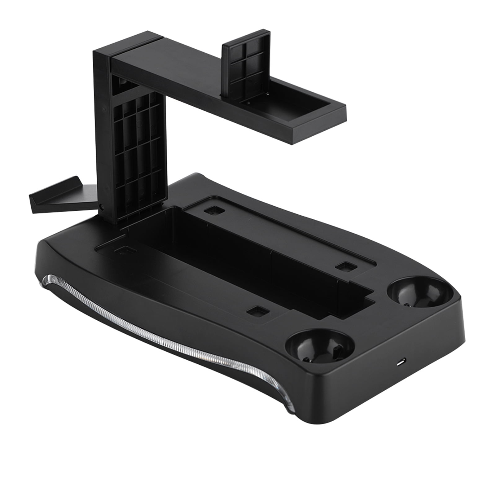 4-in-1 Charging Dock Station and Multi-Functional Stand Holder Bracket Compatible with PS4 VR Move Controllers, Vertical Charging Stand Tower Accessory for VR Headset Glasses (10.8 x 6.2 in)