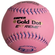 Worth Pink Pro Comp Super Gold Dot XT 12" Slowpitch GSL Softballs DZ