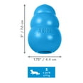 thumbnail image 6 of KONG® Classic Rubber Puppy Dog Toy for Beginner Chewers, Blue, Small for Dogs up to 20lb, 6 of 12