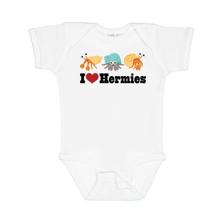 

Inktastic I Heart Hermit Crabs Gift Baby Boy or Baby Girl Bodysuit