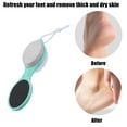 thumbnail image 3 of Unique Bargains Multi Purpose 4 in 1 Foot File with Foot Scrubber Removes Dead Skin Pedicure 1 Pc Green, 3 of 7