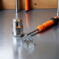 thumbnail image 4 of EXHUMKY 4Ud Adaptador Para De Estantería Con Rosca M8 Acero Plateado Para Taller Y Almacén, 4 of 6
