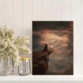 thumbnail image 2 of Couple Embrace Romantic Seascape Canvas Print Hotel Wall Art, 2 of 8