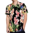 thumbnail image 4 of High Quality Hawaiian Shirts for Men Short Sleeve Aloha Beach Shirt Floral Summer Casual Button Down Shirts Blouses VNJ9UP, 4 of 7