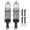 Silver, variant on NFTIGB 2Pcs 3.9 inches / 100mm RC Metal Shock Absorber Damper for TRAXXAS SLASH 2WD RC Car Upgrade Parts Silver