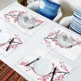 thumbnail image 6 of Japanese Cherry Blossom Pattern Table Mat Kitchen ration Placemat Table Napkin For Wedding Dining Accessories Table Mat, 6 of 7
