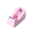 thumbnail image 2 of Tape Dispenser, Portable Efficient Tape Holder, Plastic Desktop Cutter for Office Home Use with Multiple Color Options, Pink, 2 of 6