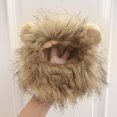 thumbnail image 4 of Mosey Cute Lion Style Dog Cat Hat Super Soft Breathable Friendly to Skin Lightweight Novelty Pet Hat Headwear Photography Prop, 4 of 7