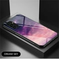 thumbnail image 2 of Allytech Galaxy A05 Case, Tempered Glass Back Cover Galaxy Pattern Design Slim Fit Shockproof Anti-Scratch Bumper Phone Case for Samsung Galaxy A05, 2 of 10