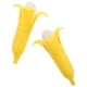 thumbnail image 2 of 2 espadas retráctiles de plástico tipo plátano para niños, ideal como juguete de anime ninja para cosplay, ideal para entrenamiento y actuaciones, Halloween y fiestas de disfraces, color amarillo, 2 of 8