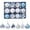 Blue, variant on Christmas Balls 12Pc 2.36 Inch Christmas Tree Decoration Ornaments for Xmas Tree Holiday Wreath Garland Decor Ornaments Christmas