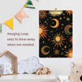 thumbnail image 4 of FORMRS Acrylic Clipboard with Low Profile Clip Standard A4 Letter Size, 12.5" x 9", Sun Moon and Stars Pattern, 4 of 8