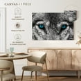 thumbnail image 5 of Elephant Stock Cool Wolf Wall Art - Horizontal Canvas Wall Art - Living Room Wall Decor - Animal Canvas - Gray And Black Decor - 30" x 20", 5 of 8