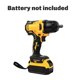 thumbnail image 4 of For Dewalt 18V 20V Battery 700N.M Torque Cordless Electric Impact Wrench Brushless Electric Wrench H, 4 of 5