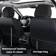 thumbnail image 5 of Fit for Kia Optima 2016 Seat Cover, Black Car Seat Covers, Waterproof PU Leather 5 Piece Full Set Non-slip Protect and Upgrade Seats, Protect Car Seats, 5 of 9