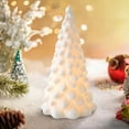 thumbnail image 4 of Cqxid Christmas Village Ceramic White Christmas Village Houses Christmas Light Up Village Houses Light Up Small Porcelain Village House For Home Decor Winter Holiday DIY Gift, 4 of 5