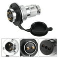 thumbnail image 2 of Aviation Connector, 25mm 2P 25A 250V DF25-2 Waterproof Male Wire Panel Power, 2 of 5