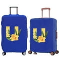 thumbnail image 1 of Luggage Cover Travel Suitcase Protective Cover for Trunk Case 18 ''-28 '' Foldable Elastic Suitcase Cover Floral Lettern Pattern 8floral U M, 1 of 6